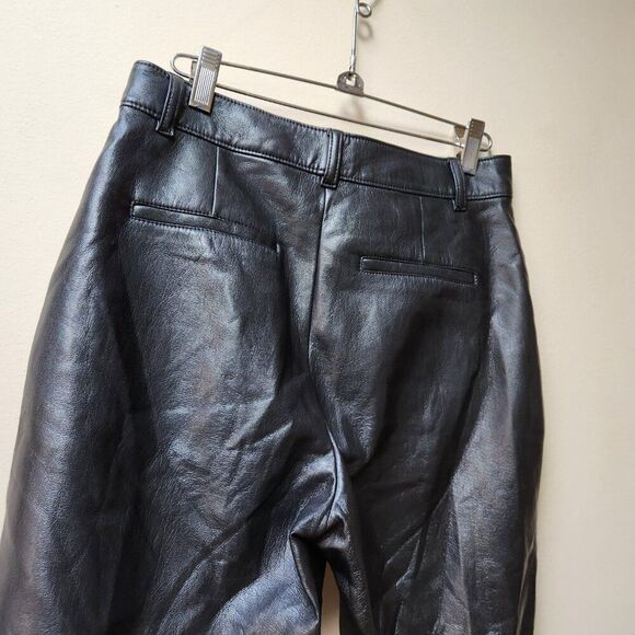 Aritzia Babaton black faux leather pants / 6 - Picture 6 of 7